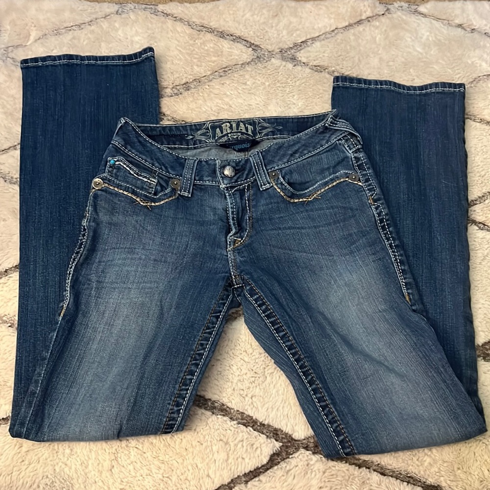 Ariat Denim Turquoise Jeans